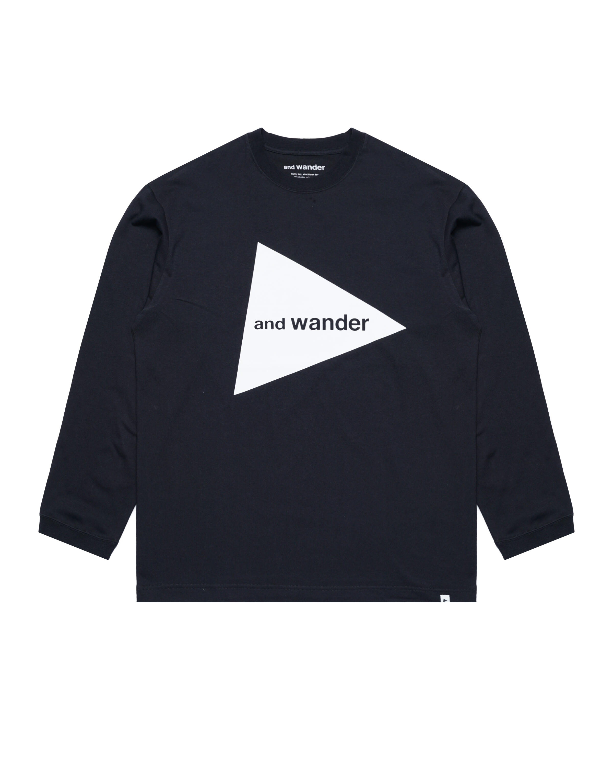 And wanderロンT And Wander Logo LS Tee | 5743284225010 | AFEW STORE